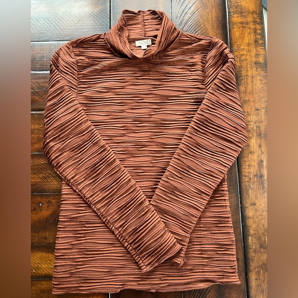 Pilcro metallic textured Long Sleeve Top. Never worn.